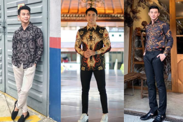 Kemeja Batik dan Celana Chinos yang Stylish dan keren